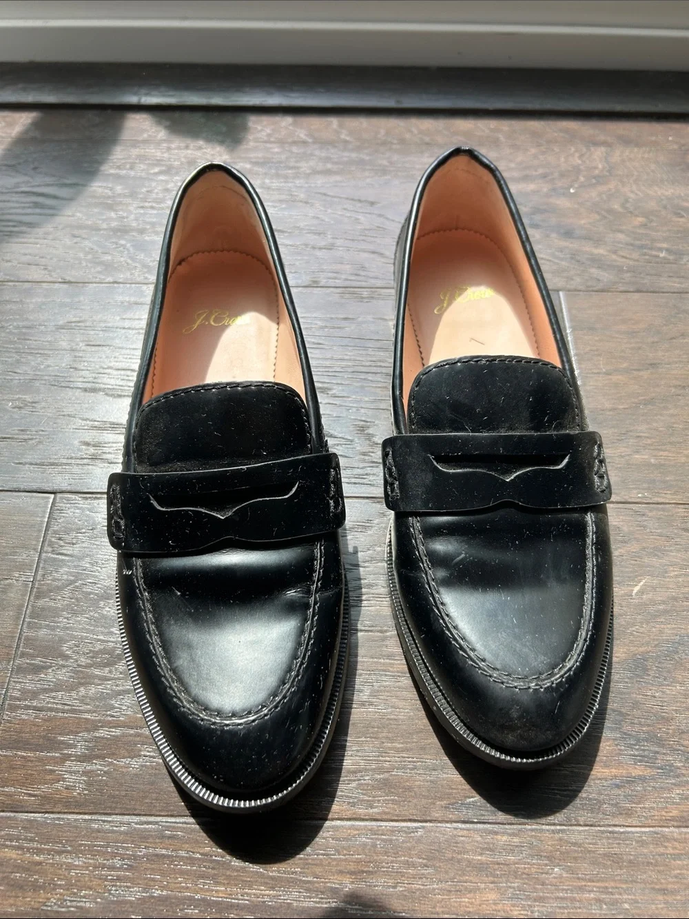 J Crew Leather Loafers 6.5